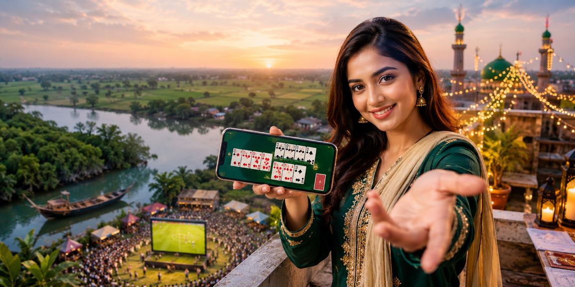 সুন্দরবনে রামি গেম উপভোগ